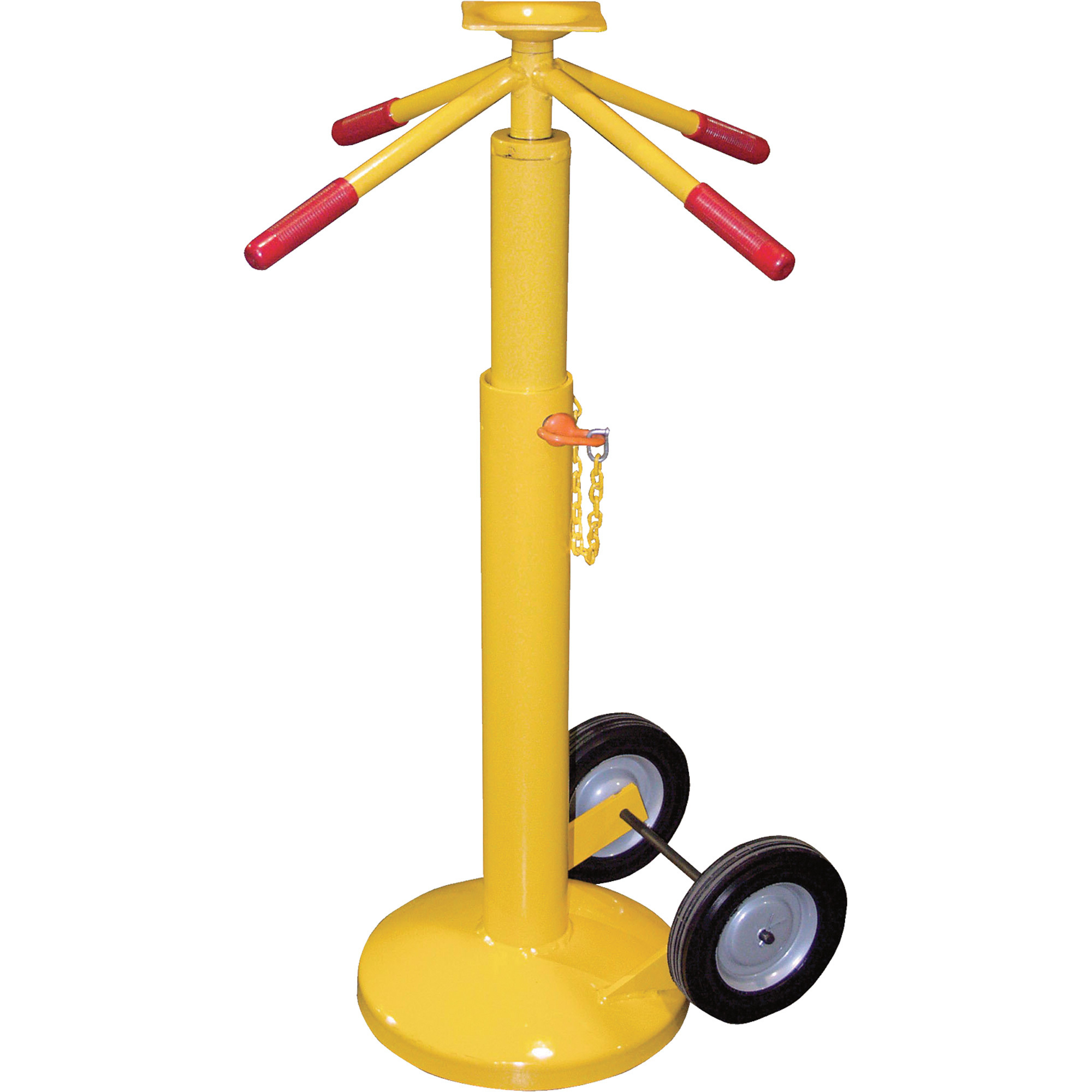 Vestil Trailer Stabilizing Jack - 5,000-Lb. Capacity, 41in. to 57.5in. Service Range, Steel, Model# SJ-35-EF